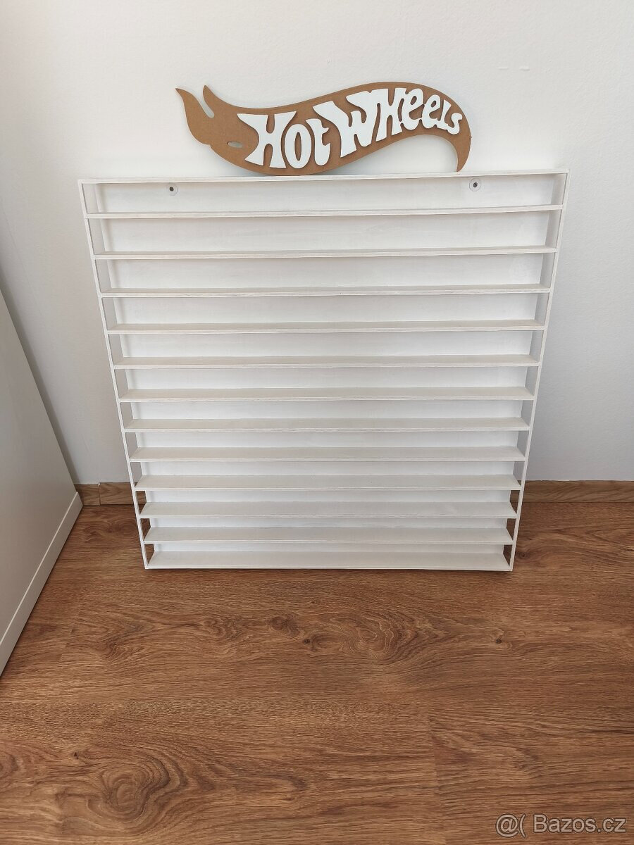 Polička / regálek na autíčka Hot Wheels / angličáky