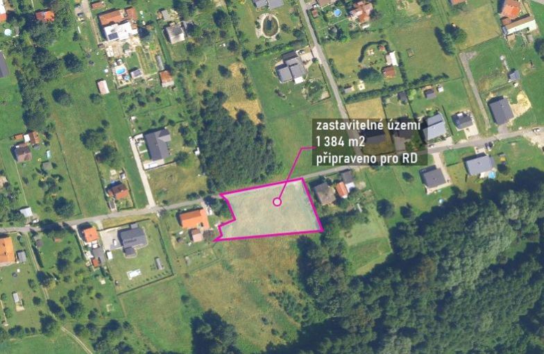 Pozemek, bydlení, prodej, Doubrava, Karviná