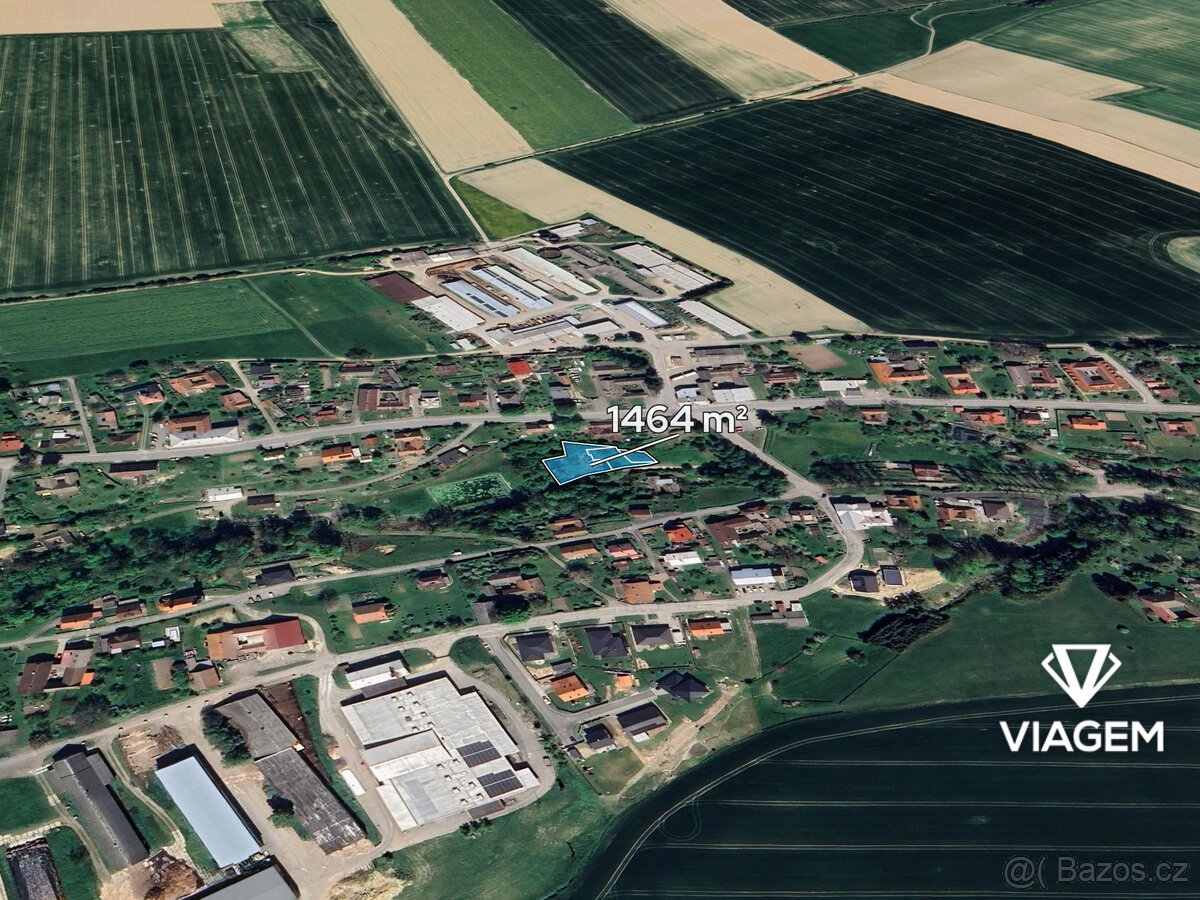 Zahrada 1 464 m²