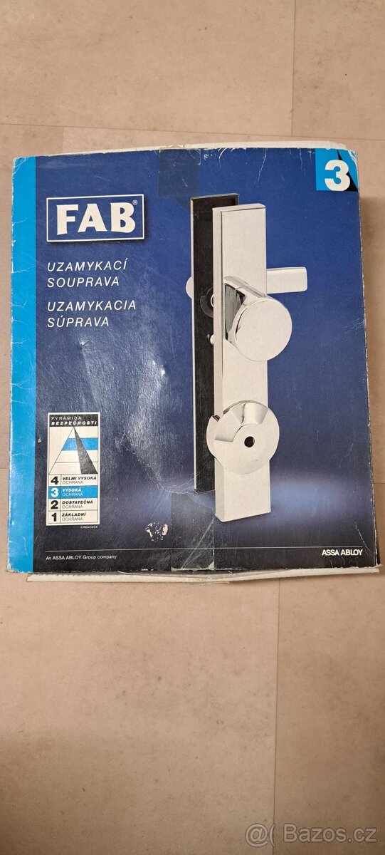 Bezpečnostní kování FAB - nové, nepoužité Třída 3.