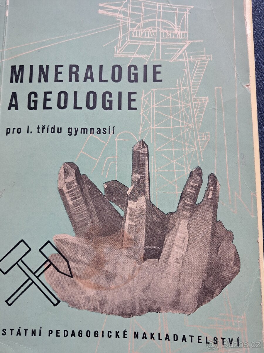Mineralogie a geologie pro I.třídu gymn. - r.  1953
