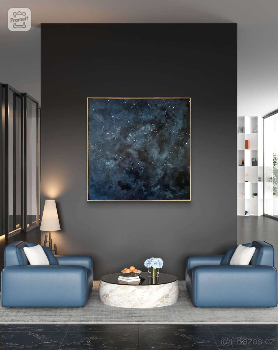 Obraz na plátně  Akryl 100 x 100 , O kousek blíž