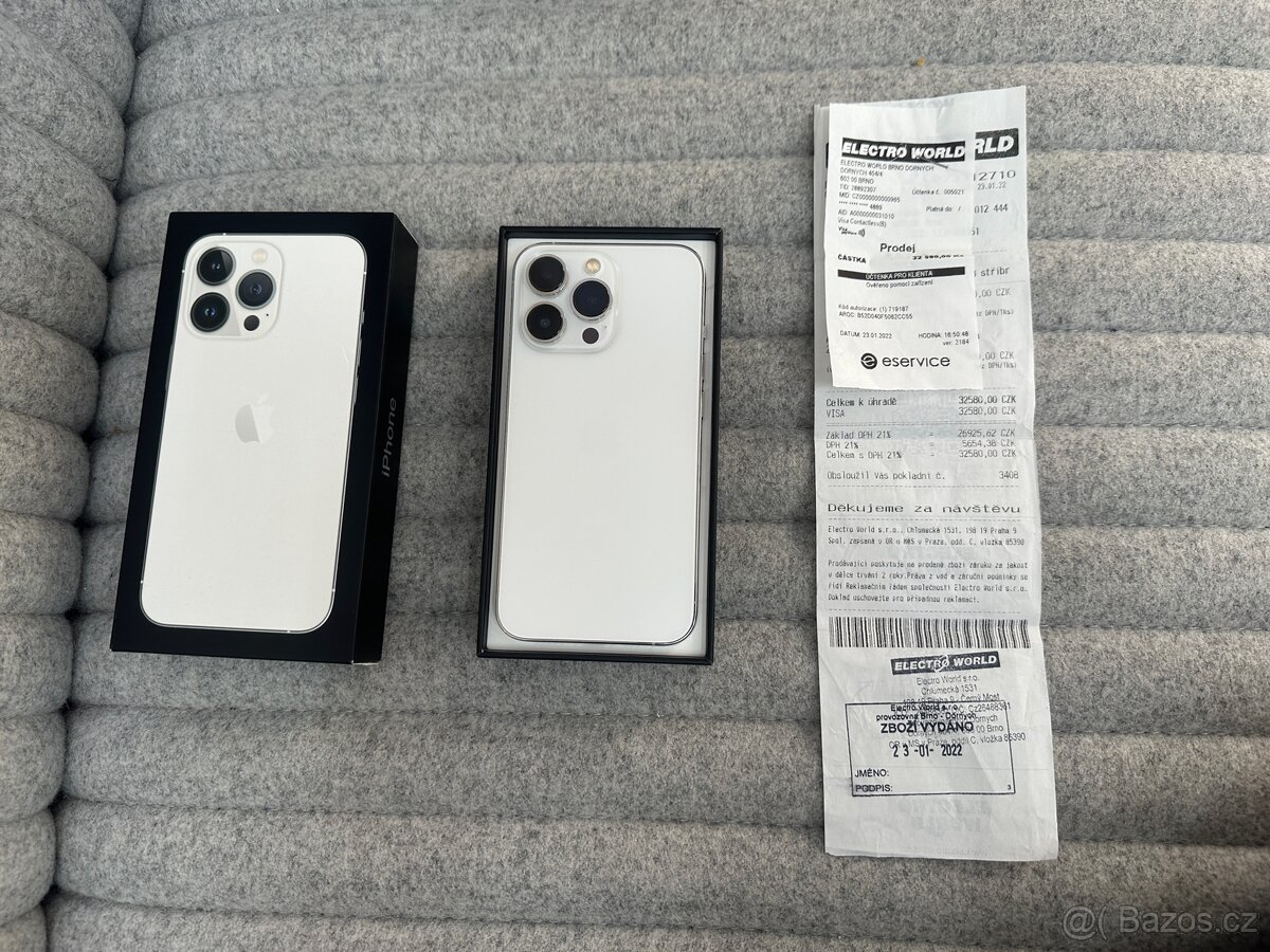 iPhone 13 Pro 256 GB 91% Baterie Stav Jako Nový