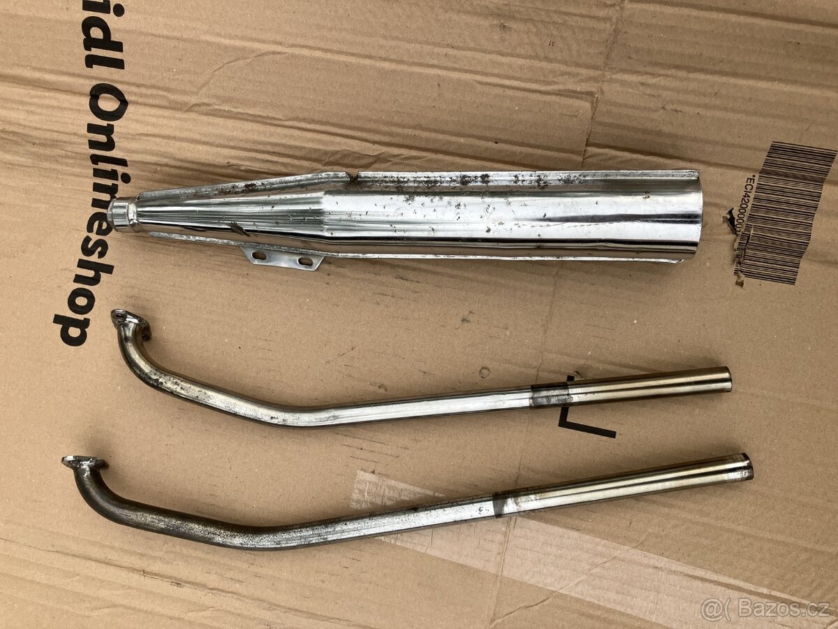 babeta 210 výfuk