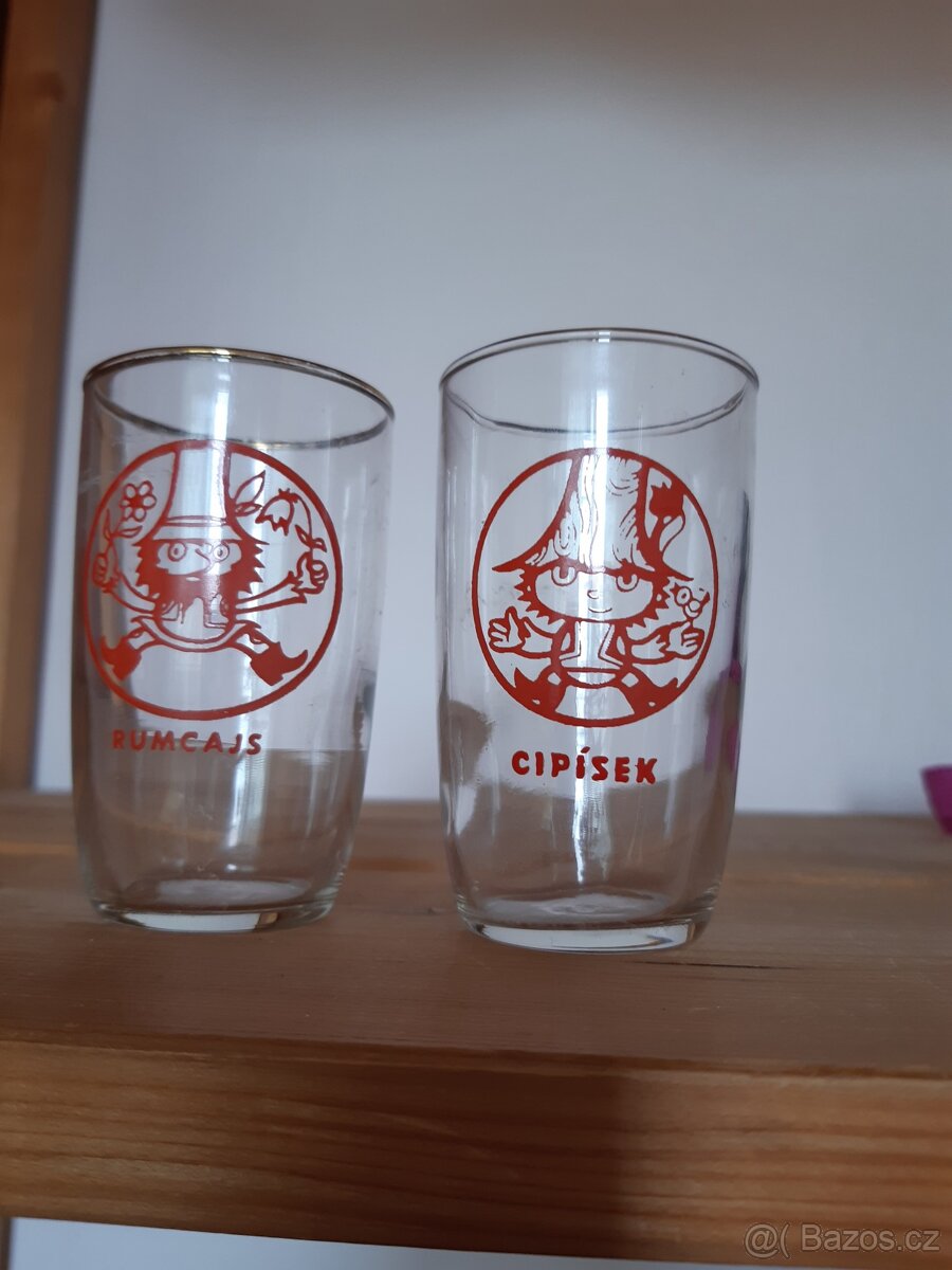 sběratelské skleničky od marmelád