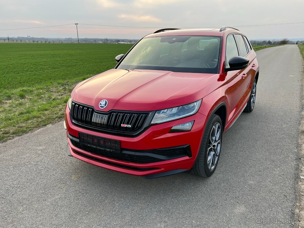 ► ŠKODA KODIAQ 2.0TDI 176KW RS DSG 4×4 PANO-MEGA-VIRTUAL 20"
