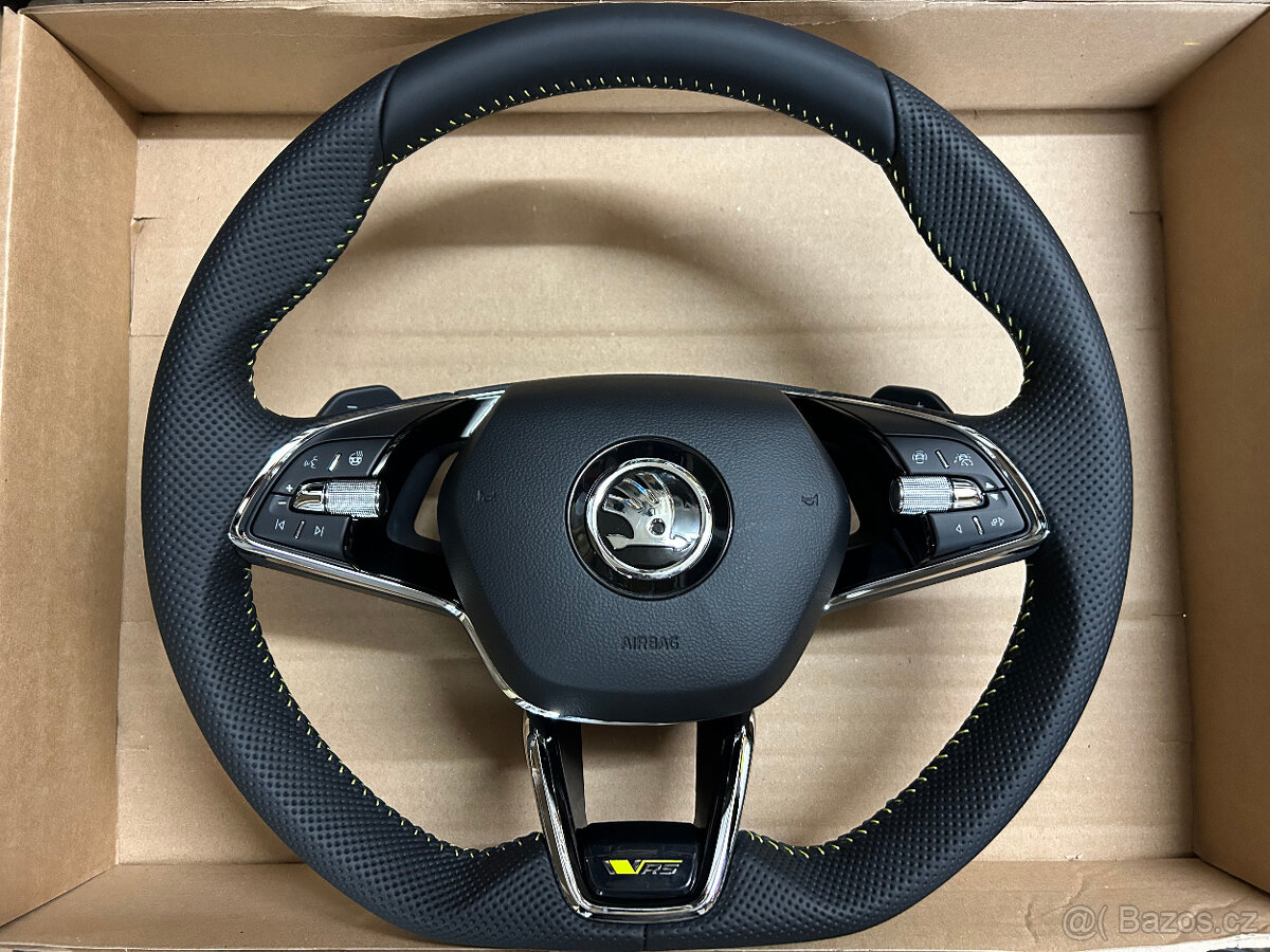 DSG zkosený volant vyhřívaný Octavia Superb Kodiaq atd nový