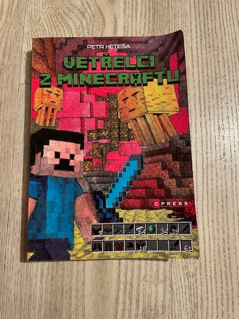 Prodám knihu Vetřelci z Minecraftu