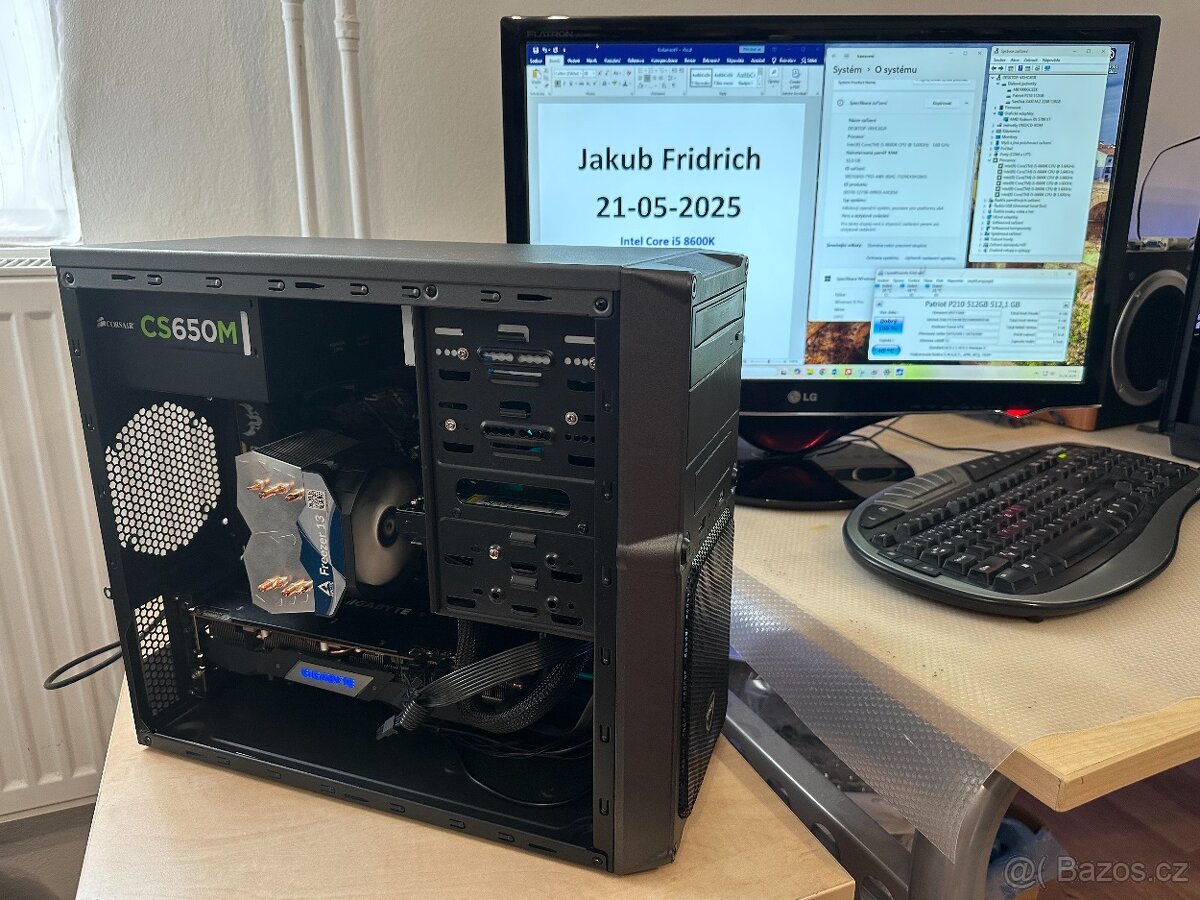 i5 8600K / TUG B360M-PLUS GAMING / RX 5700 XT / 6měs. záruka