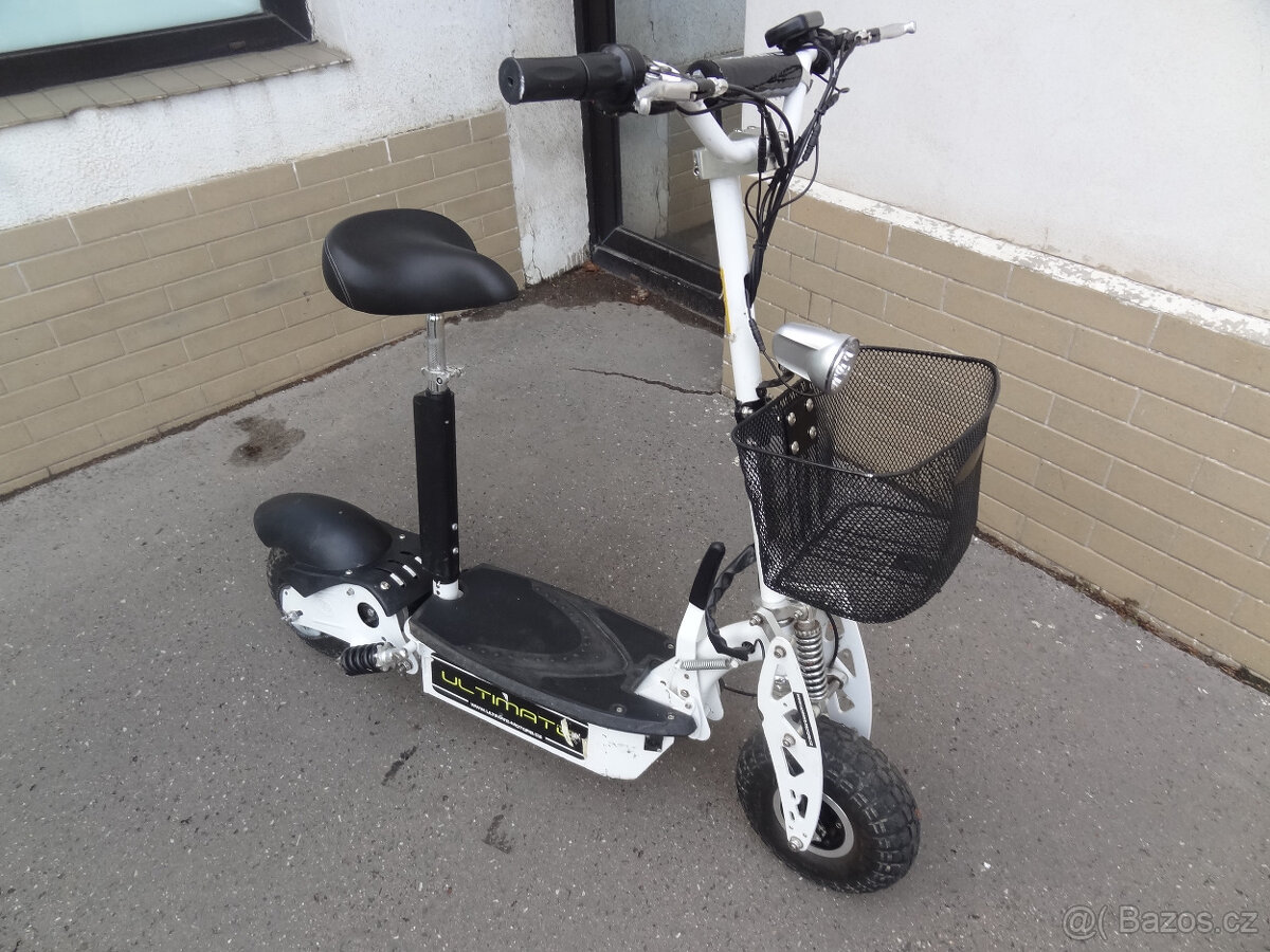 1000W Elektrokoloběžka Ultimate CSB Captain bílá Elektro kol