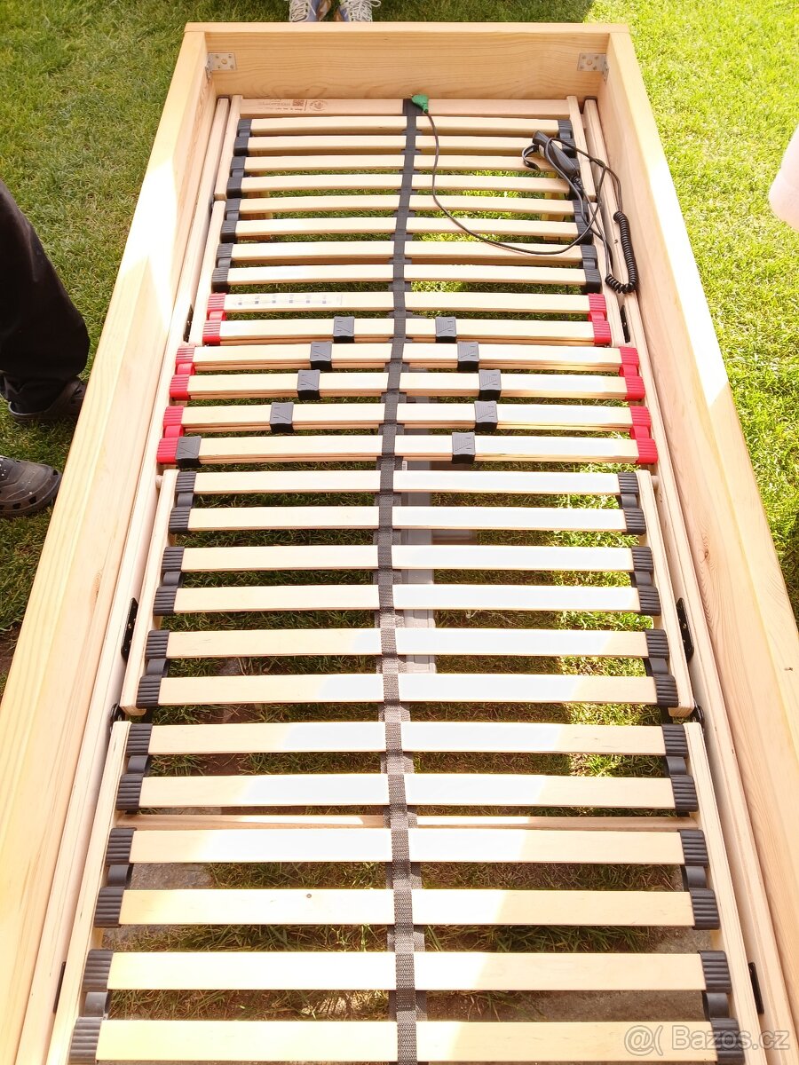 Elektricka polohovaci postel,nova + mazrace