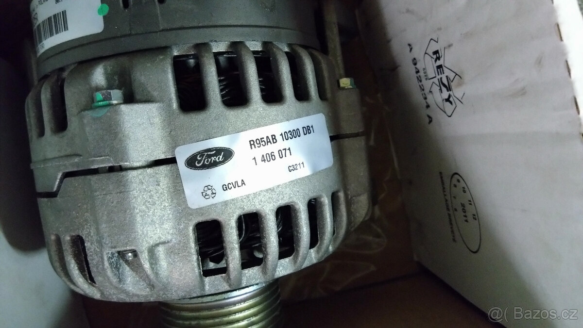 NOVÝ Originál Ford alternátor Zetec 70A