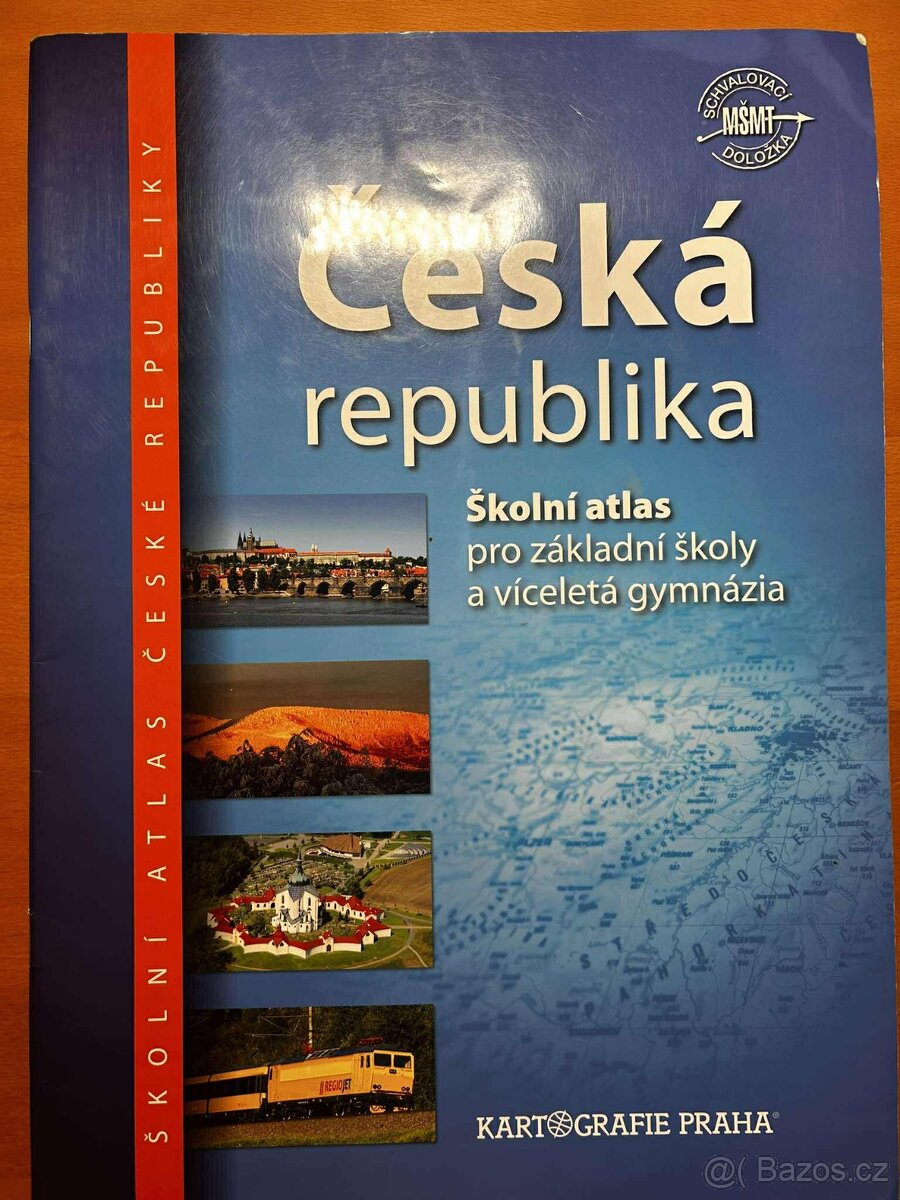 Česká republika školní atlas