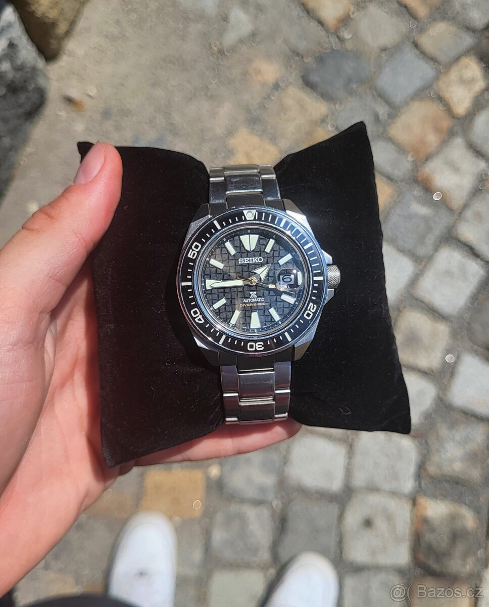 Automatické hodinky Seiko King Samurai SRPE35K1