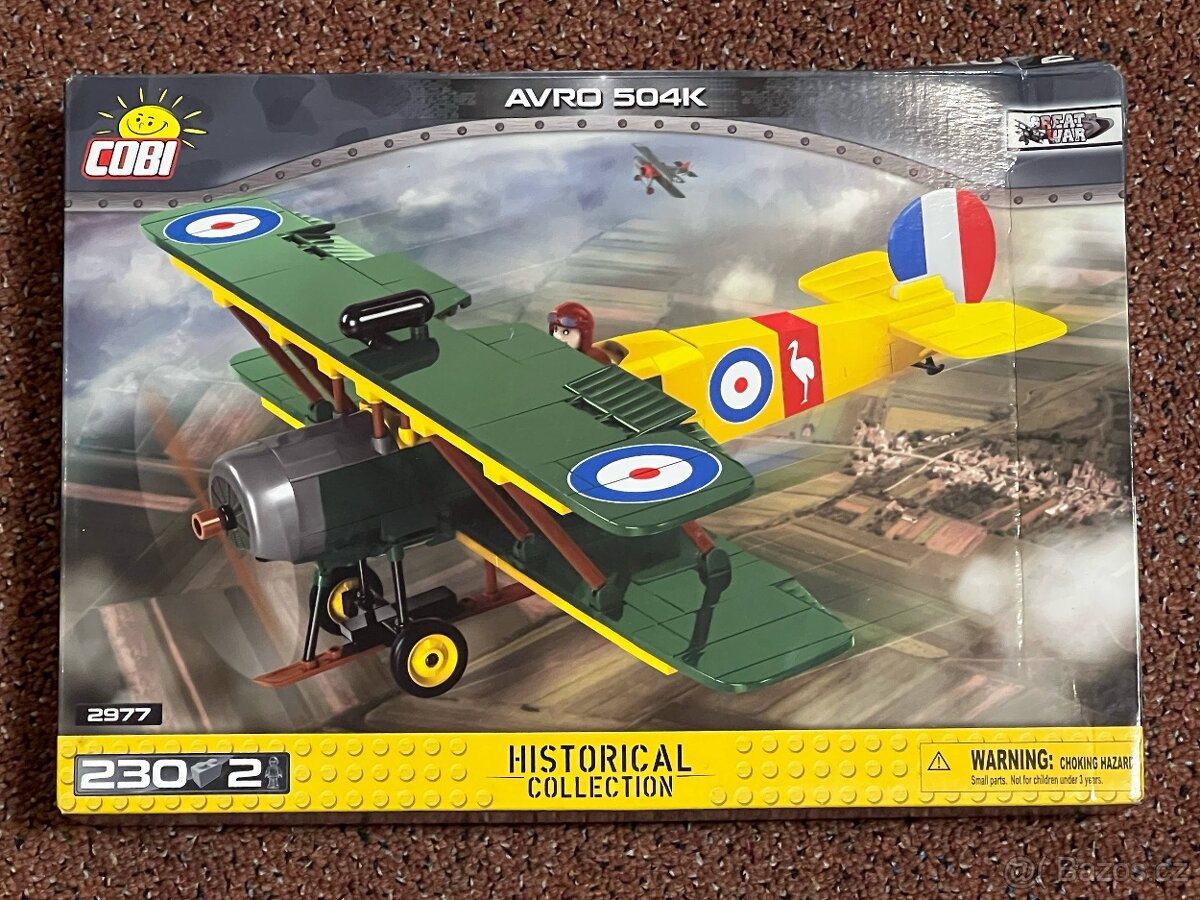 NOVÉ COBI 2977 Letadlo Avro 504K