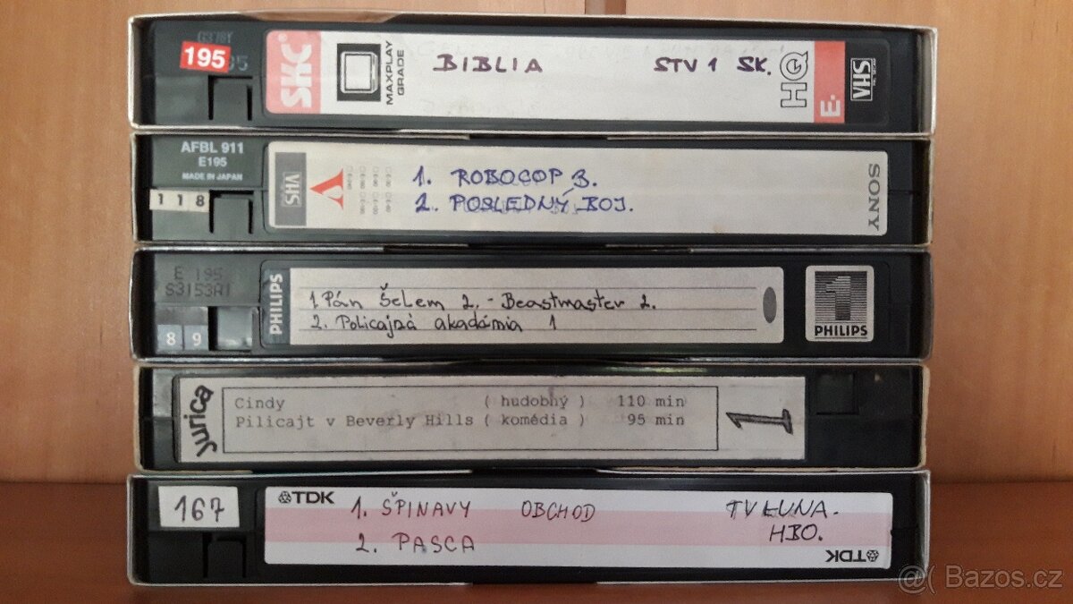 VHS Videokazety