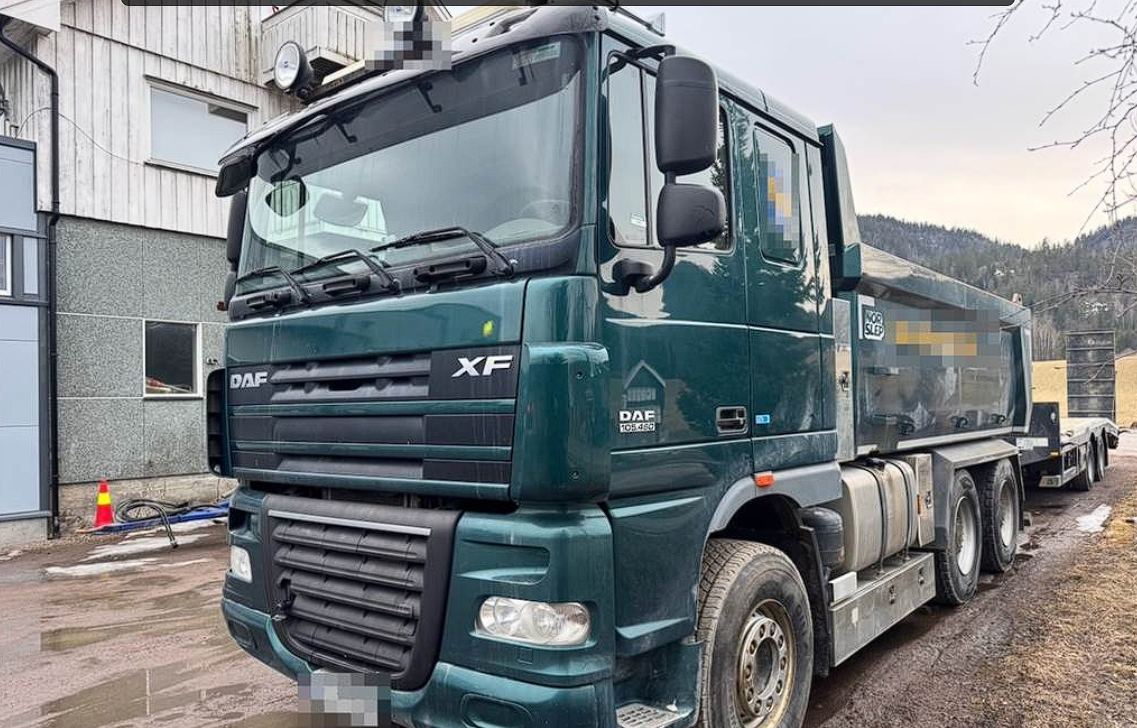Sklápač DAF XF105.460 6x4 rv:2013