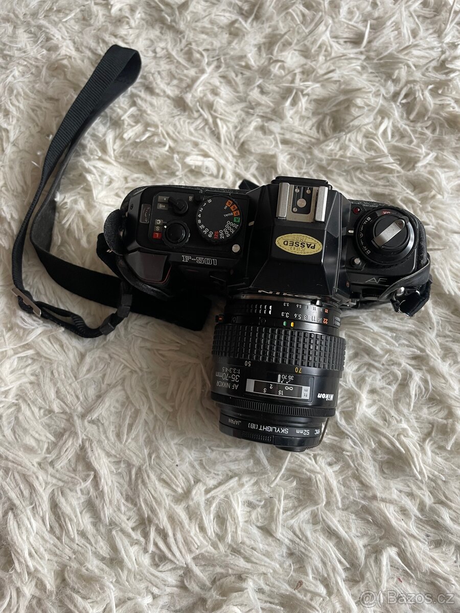 prodam Nikon F 501 s objektivem