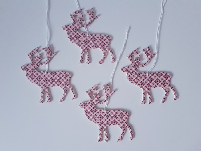 SADA 4 VÁNOČNÍCH SOBŮ • OZDOBY NA STROMEČEK • IKEA