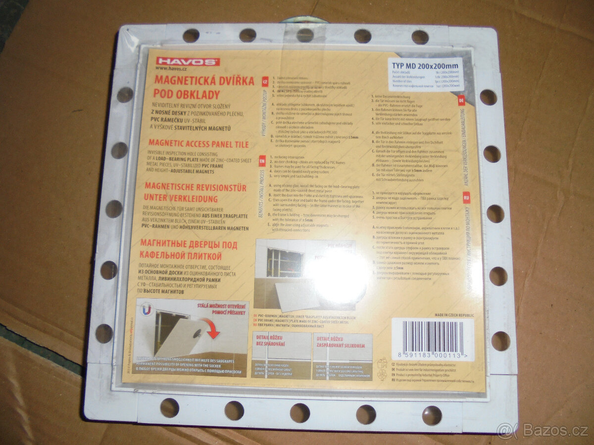 vanová dvířka magnetická 200x200