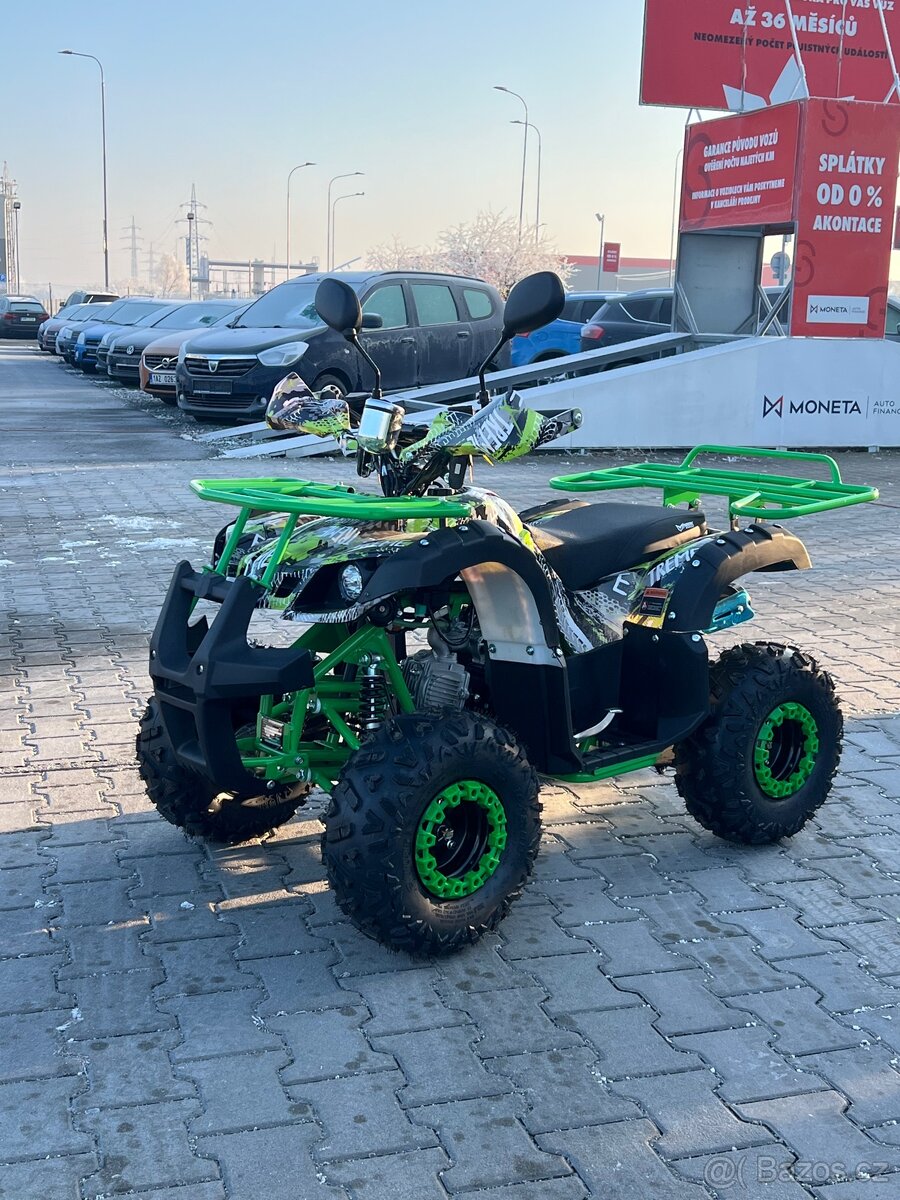 Dětská čtyřkolka Toronto 125cc 1G7 Deluxe -zelené grafity