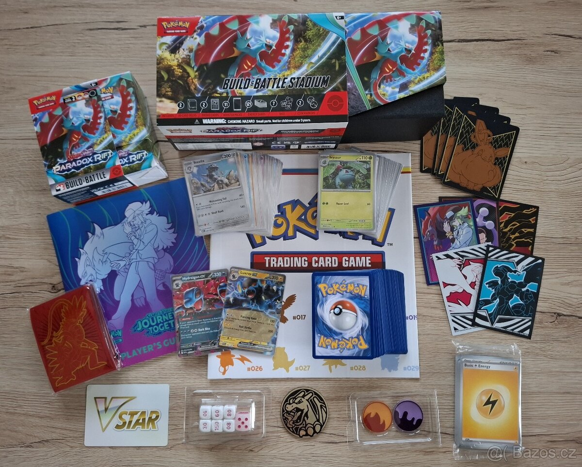 Karty Pokémon, krabičky a příslušenství na Vánoce