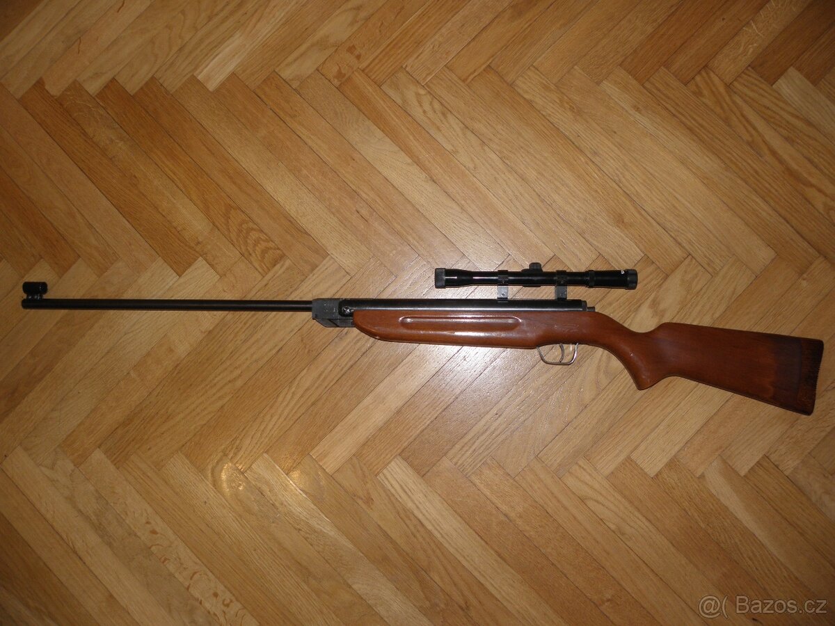 Vzduchovka Slavia 630, rok 1997 s puškohledem