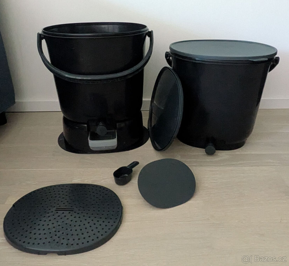 Bokashi Organko Essential set se základnou + 1,7 kg směsi