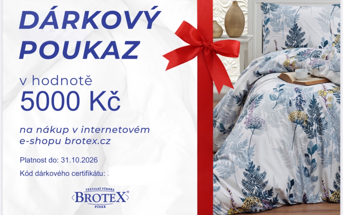 Brotex 5000kč 31.10.2026