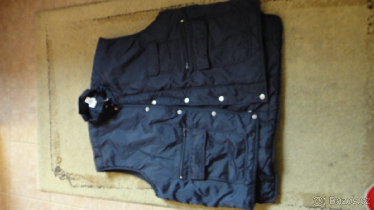 Vesty vyteplené XXL, M