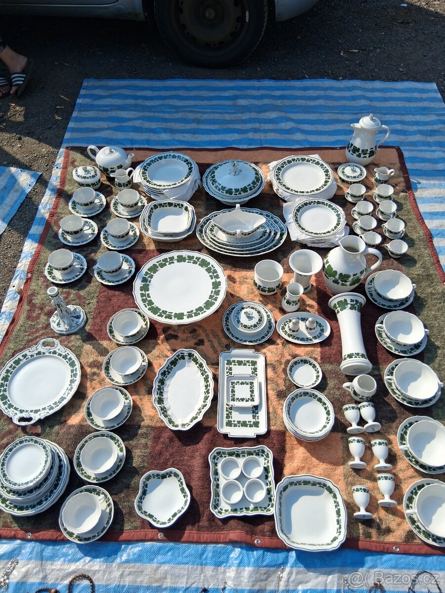 Míšeňský porcelán 130 ks