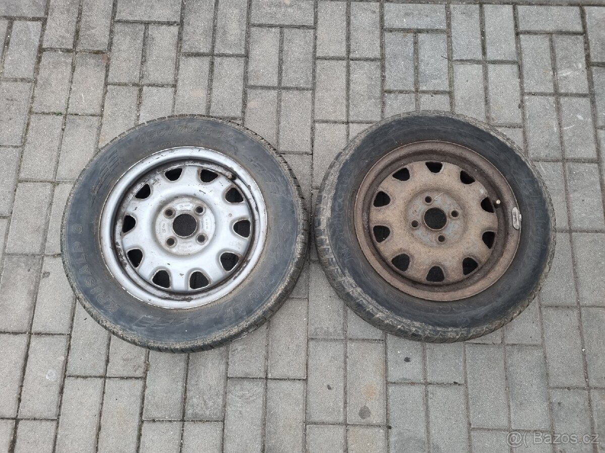 Kola 4x100 165/70 R14 ze Suzuki Ignis