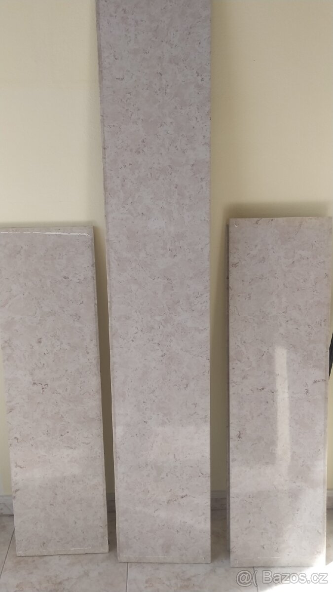 Vnitřní parapety leštěný mramor