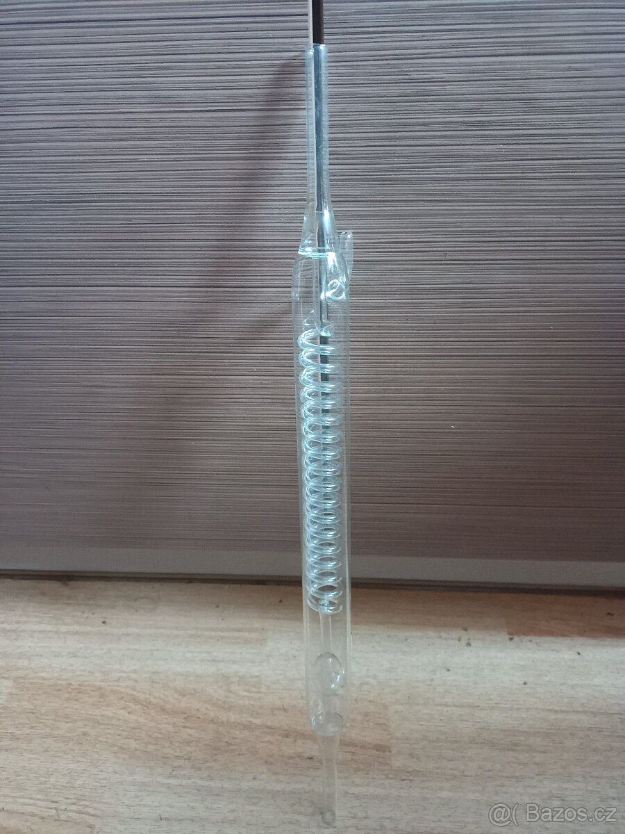 Destilační chladič spirálový skleněný