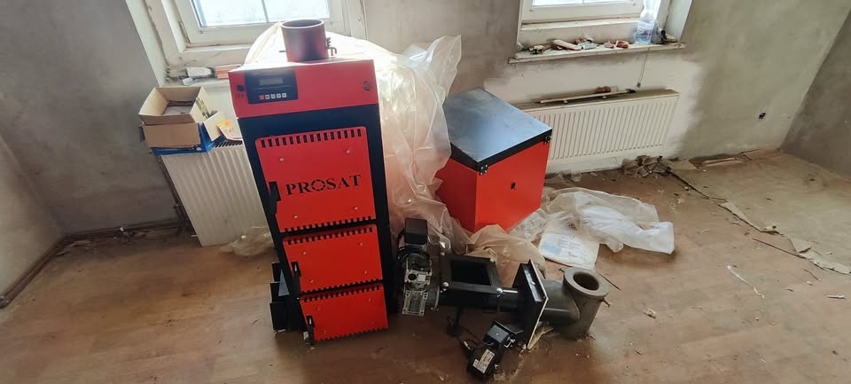 Kotel Prosat 12kW na tuhá paliva