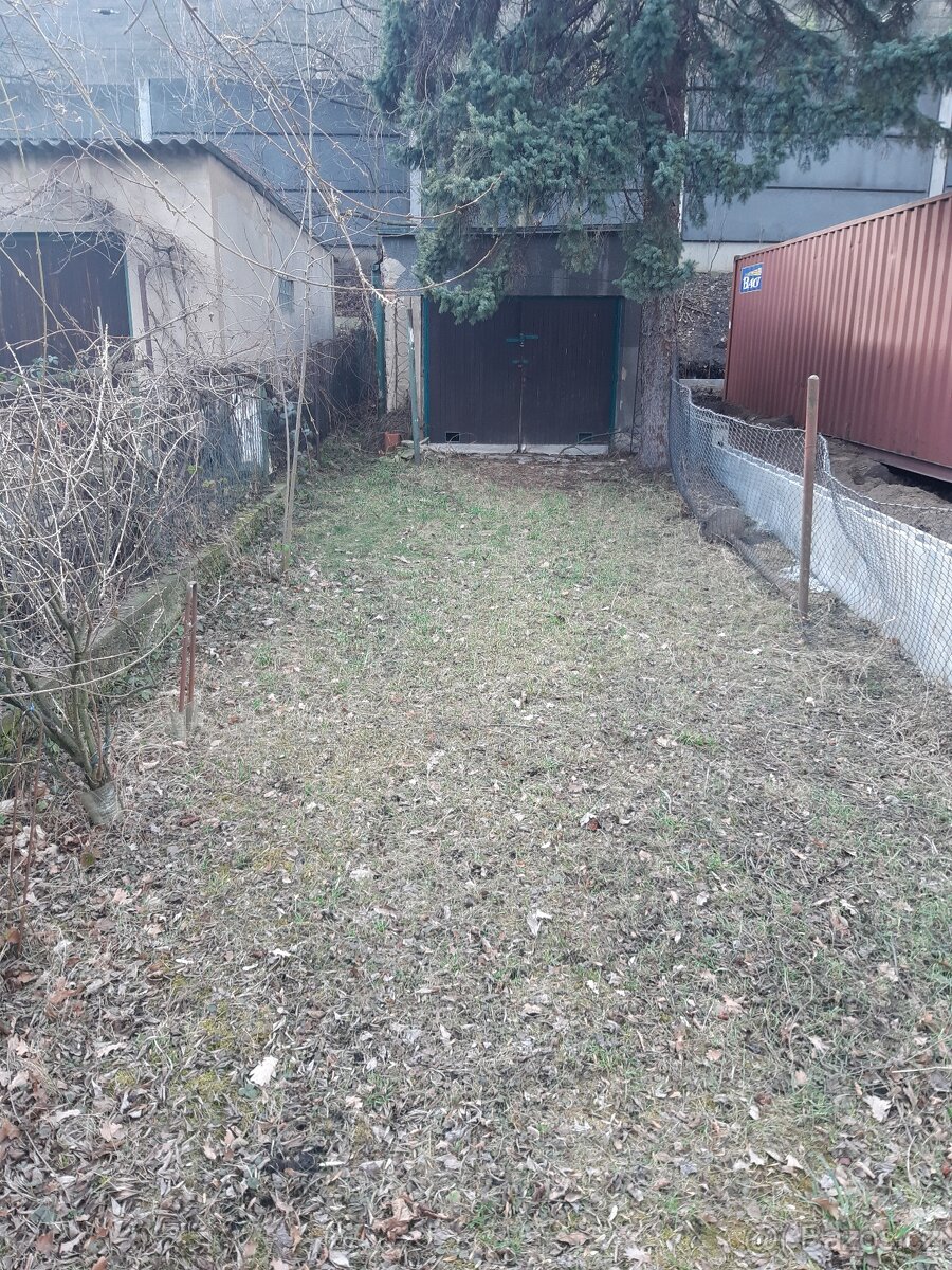 Pronájem garáže se zahradou - Ústí nad Labem