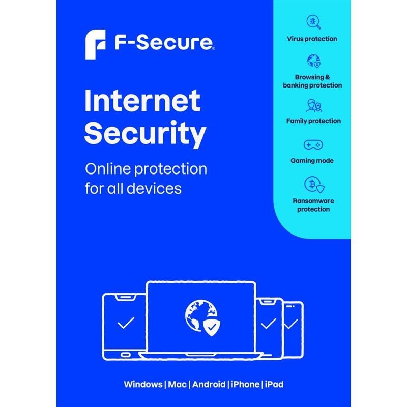 F-Secure SAFE, 3 zařízení / 6 měsíců - elektronická licence