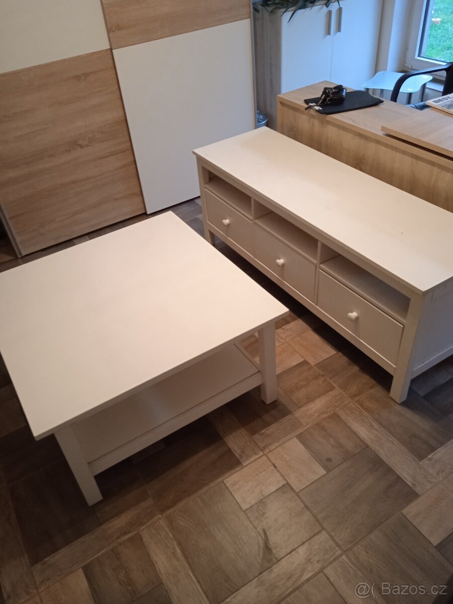 Ikea Hemnes Tv + konferenční stolek