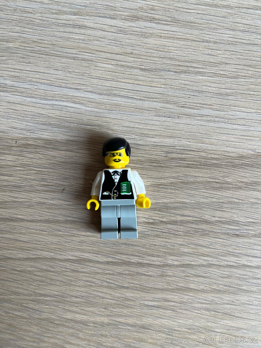 Lego western - minifig bankéř