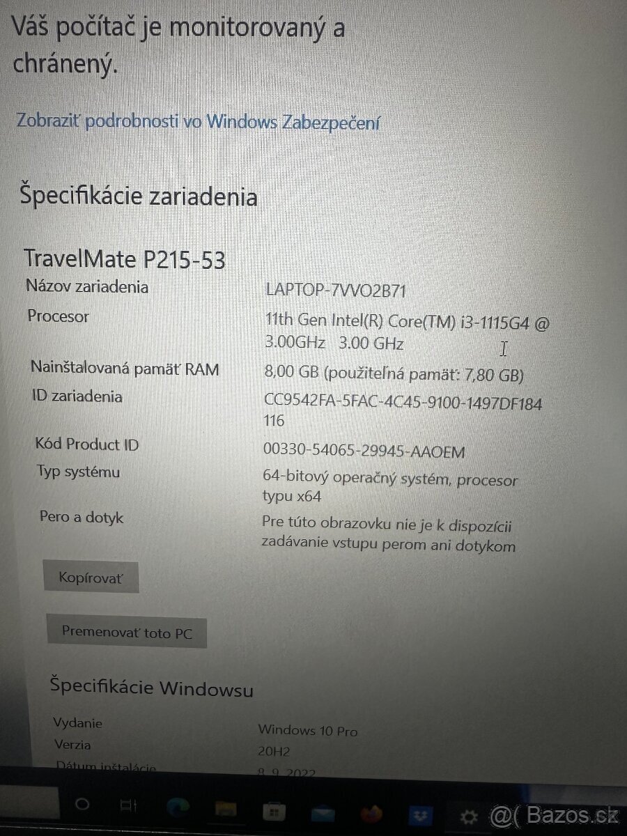 ACER TravelMate P215-53