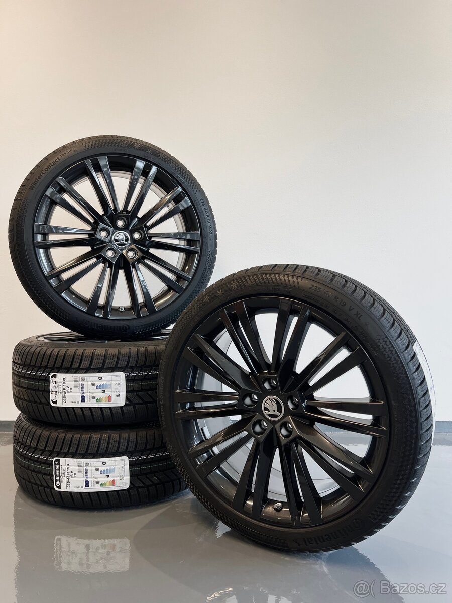 Zimní Alu kola Canopus, Škoda Superb 3, 5x112 r19