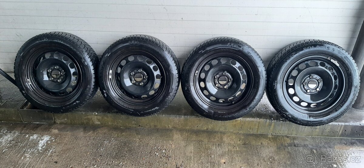 Zimní pneu 205/60 R16 Barum Polaris 5 vč. disků 5x112