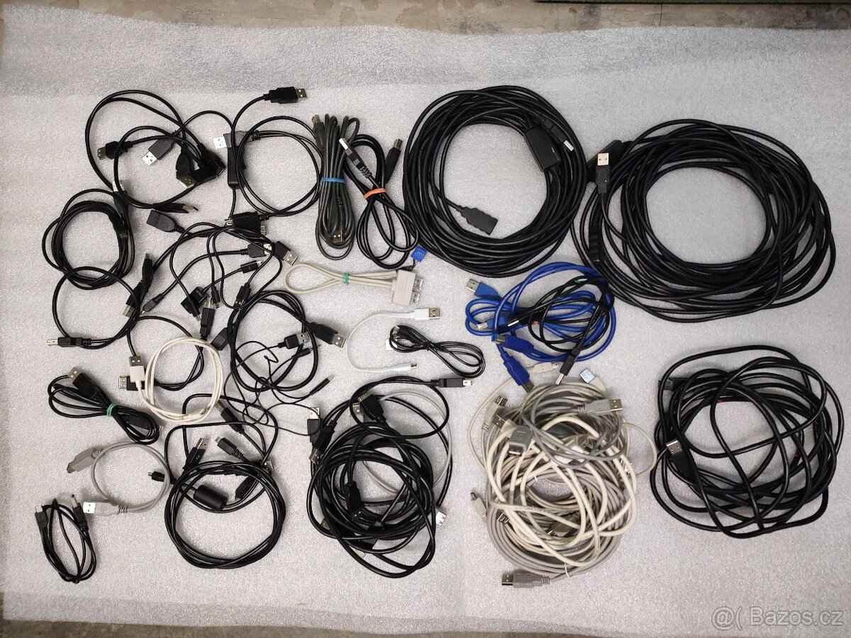 USB kabely