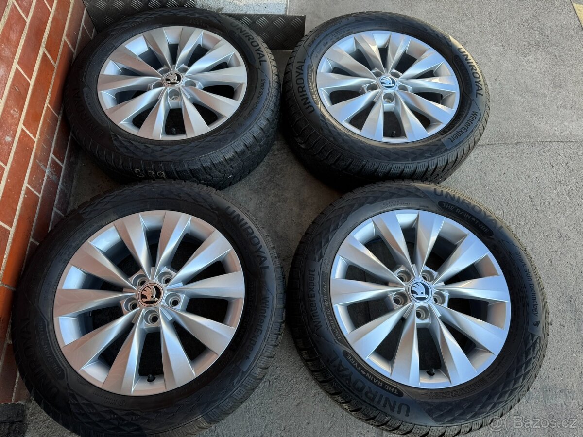 Alu 16" 5x100 škoda Castor zimní 85% KAMIQ TOP