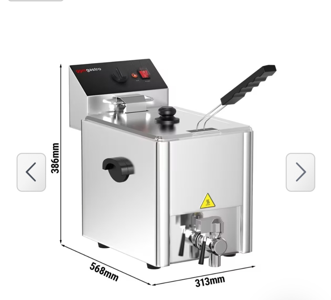Fritéza 8L - 3,25 kW. Kebab občerstvení restaurace