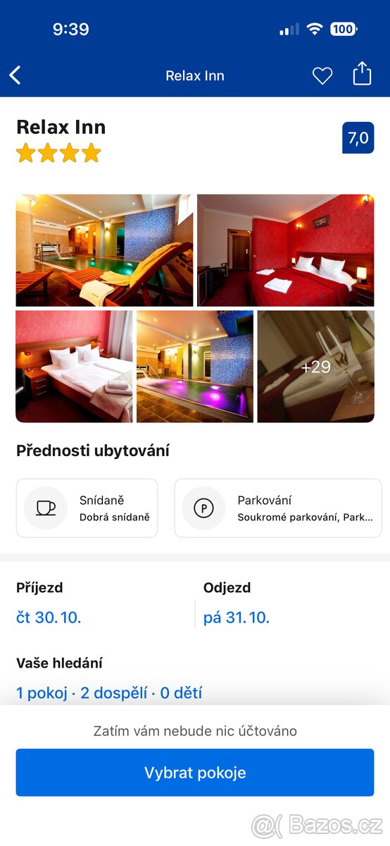 Ubytování - Katy Perry Praha - 2 osoby se snidani
