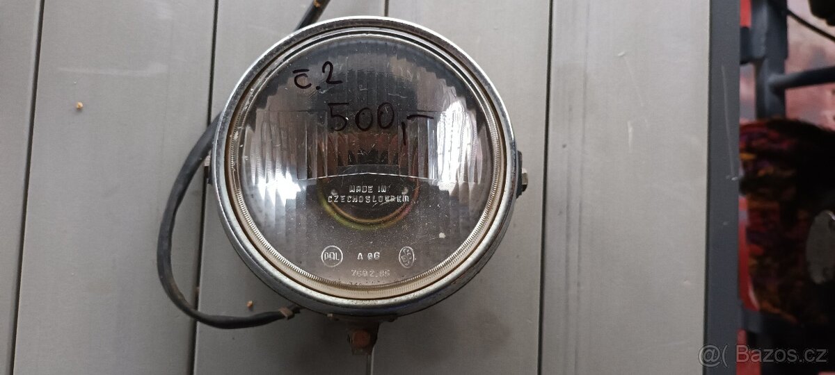 Babetta 210 - přední světlo pěkné č2