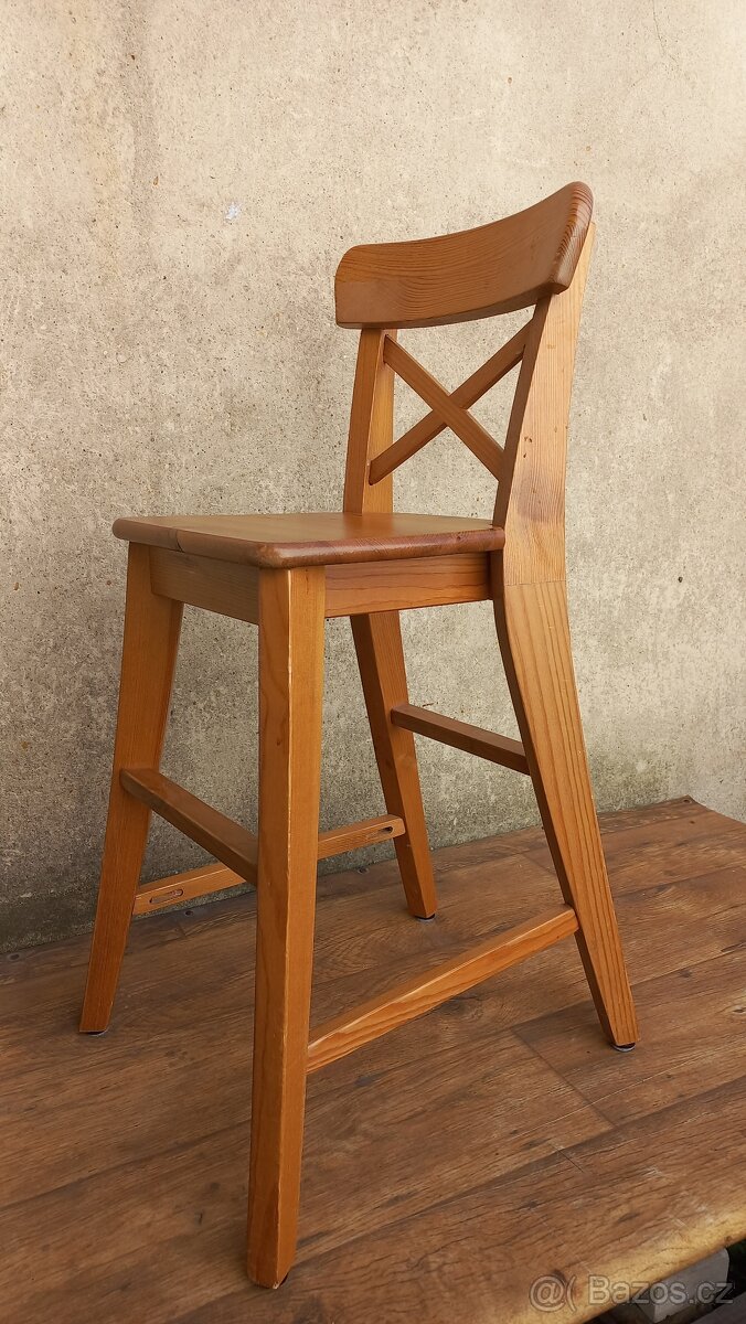 Dětská jídelní židle / dřevěná / Ingolf