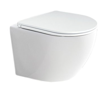 MEREO závěsné kapotované WC, provedení RIMLESS, vč. sedátka