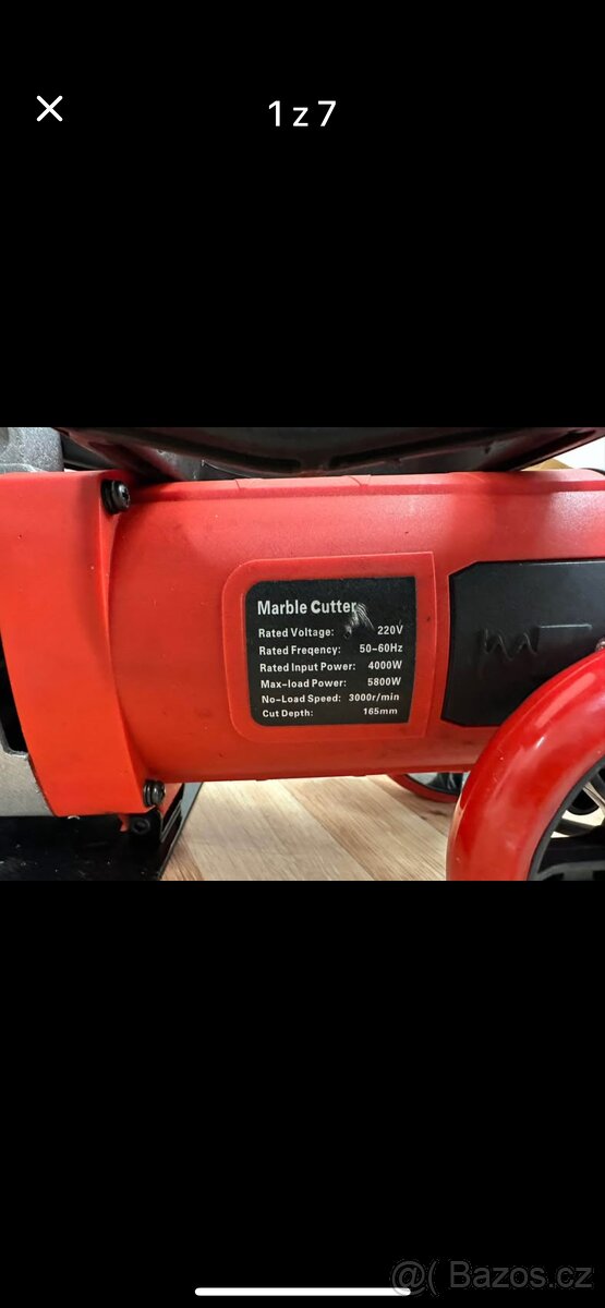 Diamantová řezačka / drážkovací fréza – nová, nevyužitá